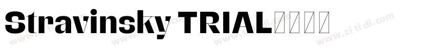 Stravinsky TRIAL字体转换